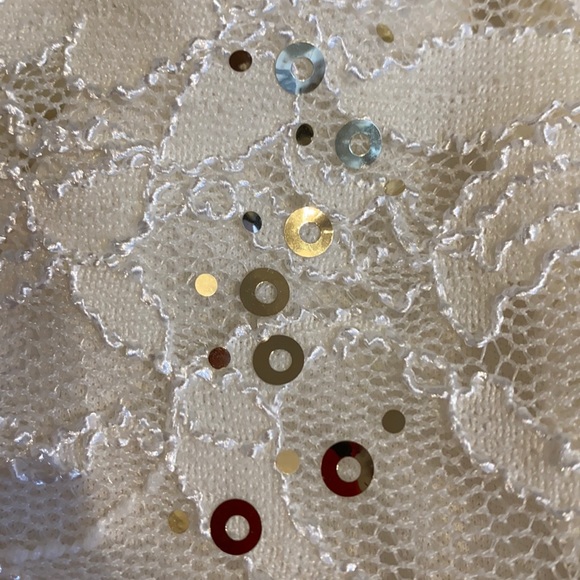 NWT | Sleeveless Ivory Lace Dress l Size 4 - Picture 10 of 13